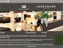 Tablet Screenshot of longchamp-muenchen.com
